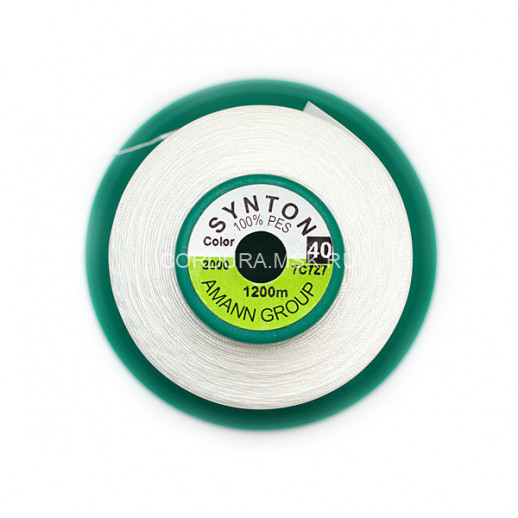 Нитки Synton №40 2000 белый 1200 метров