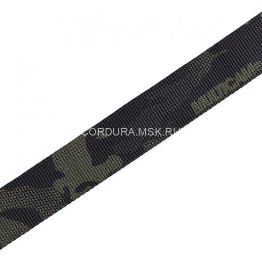 Стропа MULTICAM BLACK 25 мм 2 стороны MIL-SPEC