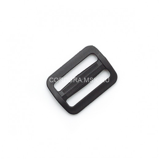 Пряжка двухщелевая 40 мм Чёрный 2M (Due Emme)