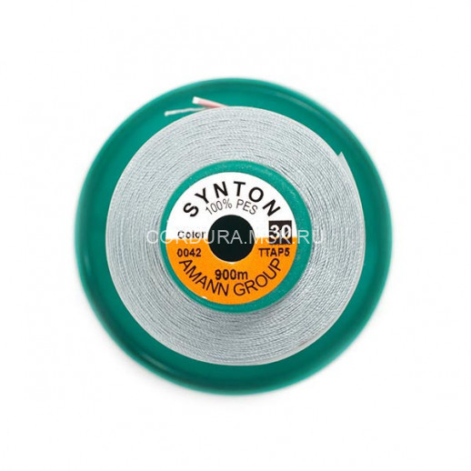 Нитки  SYNTON №30 0042 Серо-голубой 900 метров