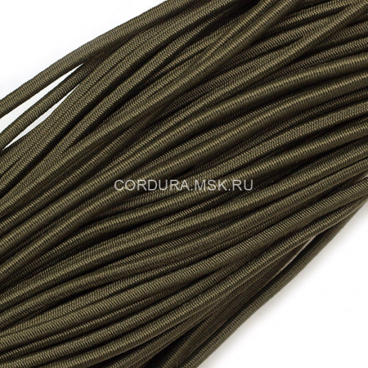 Шнур эластичный 3 мм Олива АО Лента