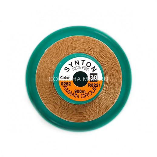 Нитки SYNTON №30 0262 Тёмно-медный 900 метров
