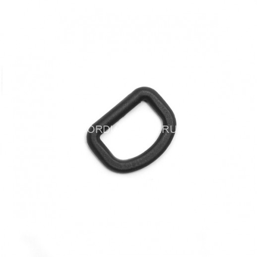 Полукольцо D-ring черный 25 мм, ацеталь, пр-во США