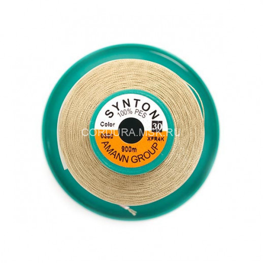 Нитки SYNTON №30 0380 Серо-кремовый 900 метров 