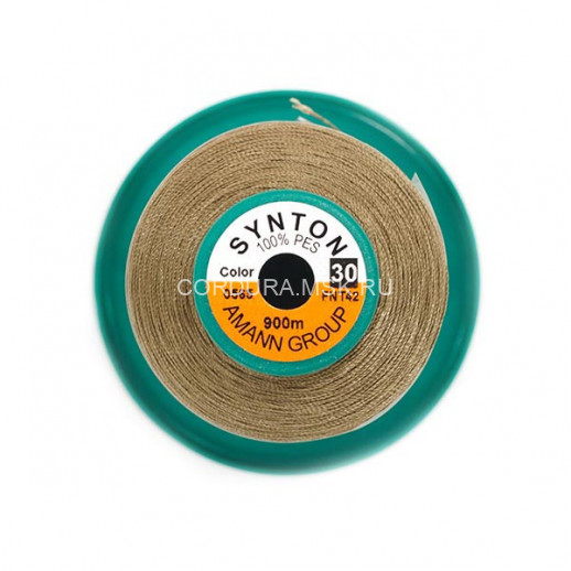 Нитки SYNTON №30 0565 Горчичный 900 метров