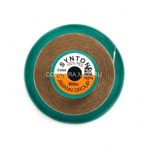 Нитки SYNTON №30 0777 Медно-шоколадный 900 метров