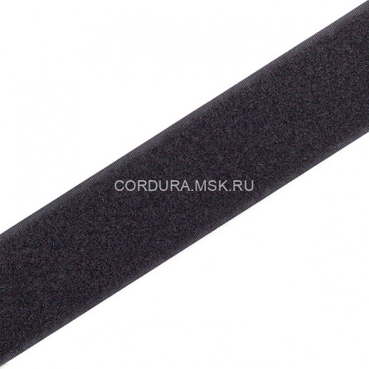 Липучка 38 мм черный петля 