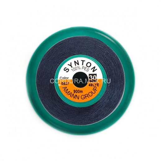 Нитки SYNTON №30 0827 Кобальтовый 900 метров