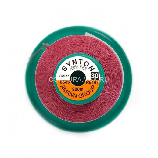 Нитки SYNTON №30 0869 Розовато-лиловый 900 метров