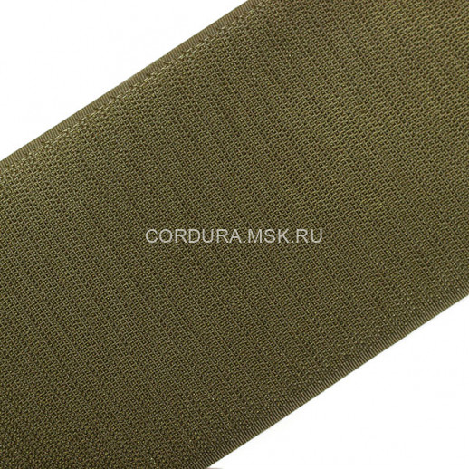 Липучка 100 мм олива крючок