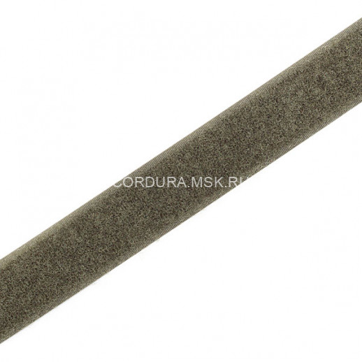 Липучка 25 мм олива петля