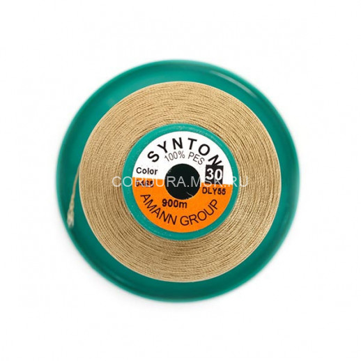 Нитки SYNTON №30 0465 Светло-горчичный 900 метров