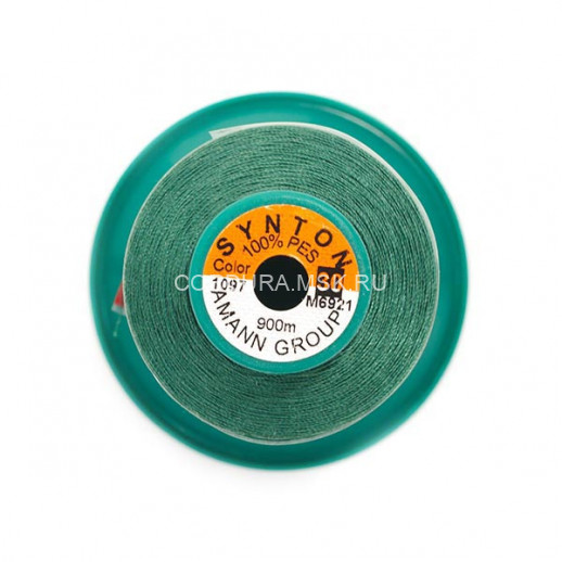 Нитки SYNTON №30 1097 Зелёный 900 метров 