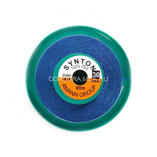 Нитки Solid №30 0816 Синий 900 метров