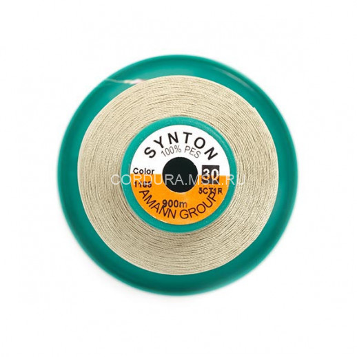 Нитки SYNTON №30 1185 Серо-тёмно-бежевый 900 метров