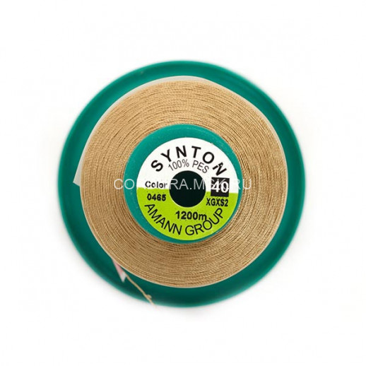 Нитки Solid (аналог Synton) №40 0465 Светло-горчичный 1200 метров