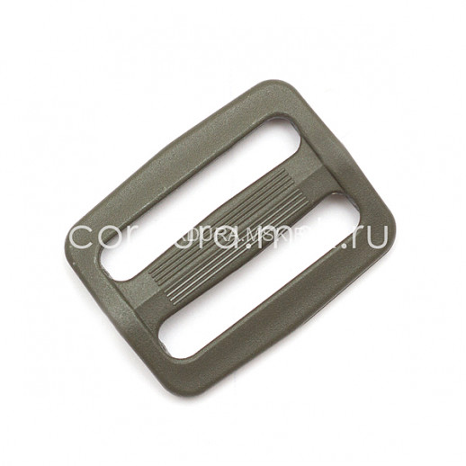 Пряжка регулятор двухщелевая RANGER GREEN, ацеталь, 38 мм MIL-SPEC, пр-во США, G.S.I