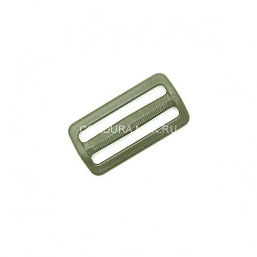Пряжка двухщелевая 50 мм ТЕМНЫЙ ХАКИ АПРИ