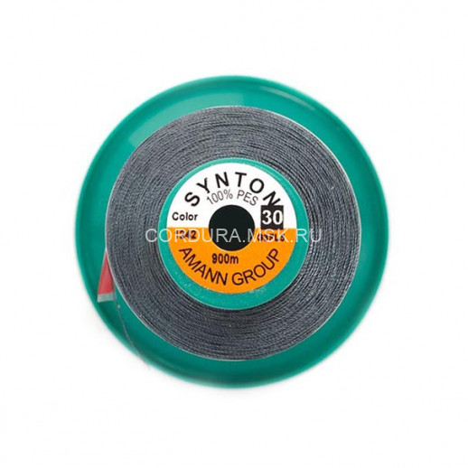 Нитки SYNTON №30 1242 Тёмный деним 900 метров