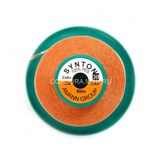 Нитки SYNTON №30 1288 Коралловый 900 метров