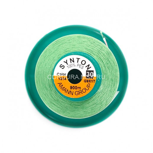Нитки SYNTON №30 1314 Салатовый 900 метров